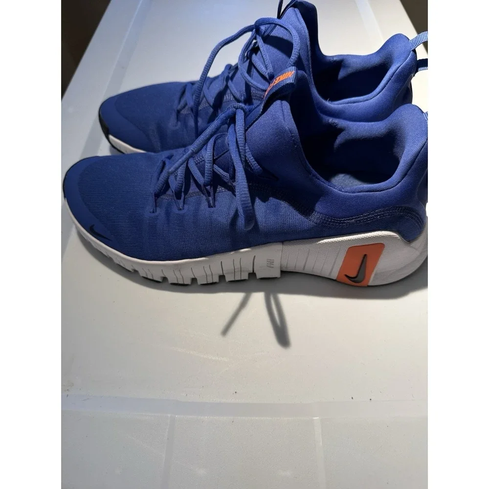 Nike Free Metcon Sneakers Mens Blue Orange Training Shoes AQ1896-400